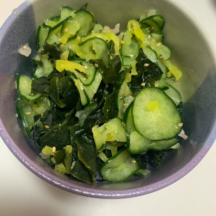 キュウリで簡単さっぱり酢の物!